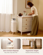 RetailSync:14371 MomCozy Triple Seal Nappy Bin
