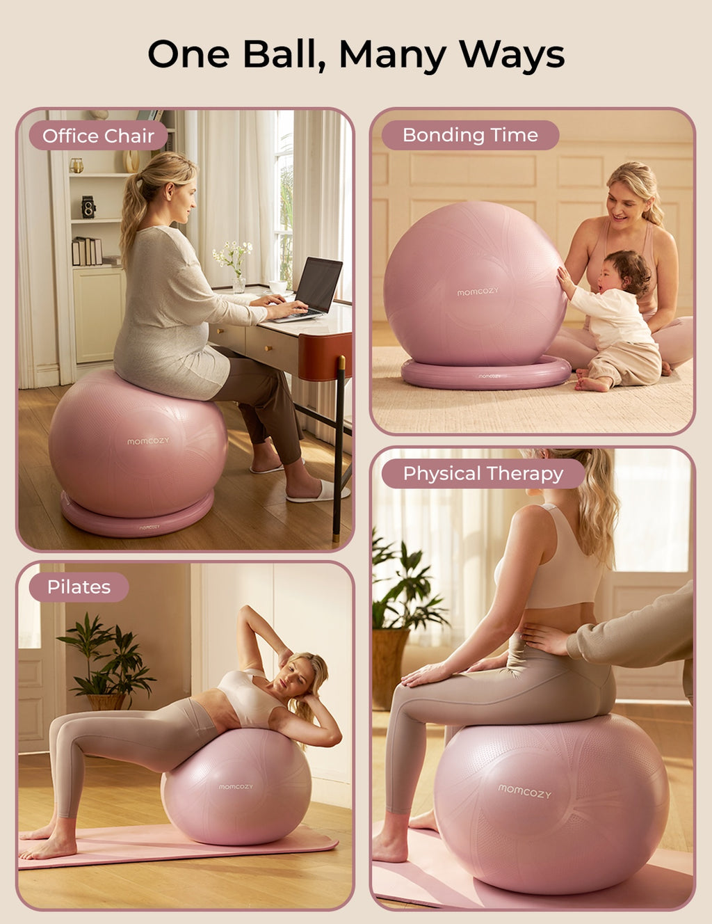 RetailSync:14385 MomCozy Birth Ease Pregnancy Ball Set