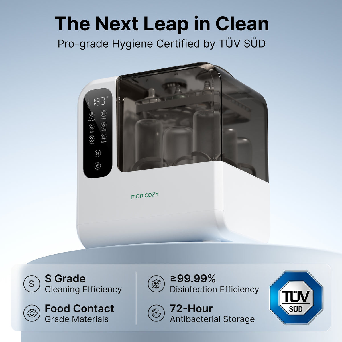 RetailSync:14422 MomCozy Deep Klean Baby Bottle Washer BW05