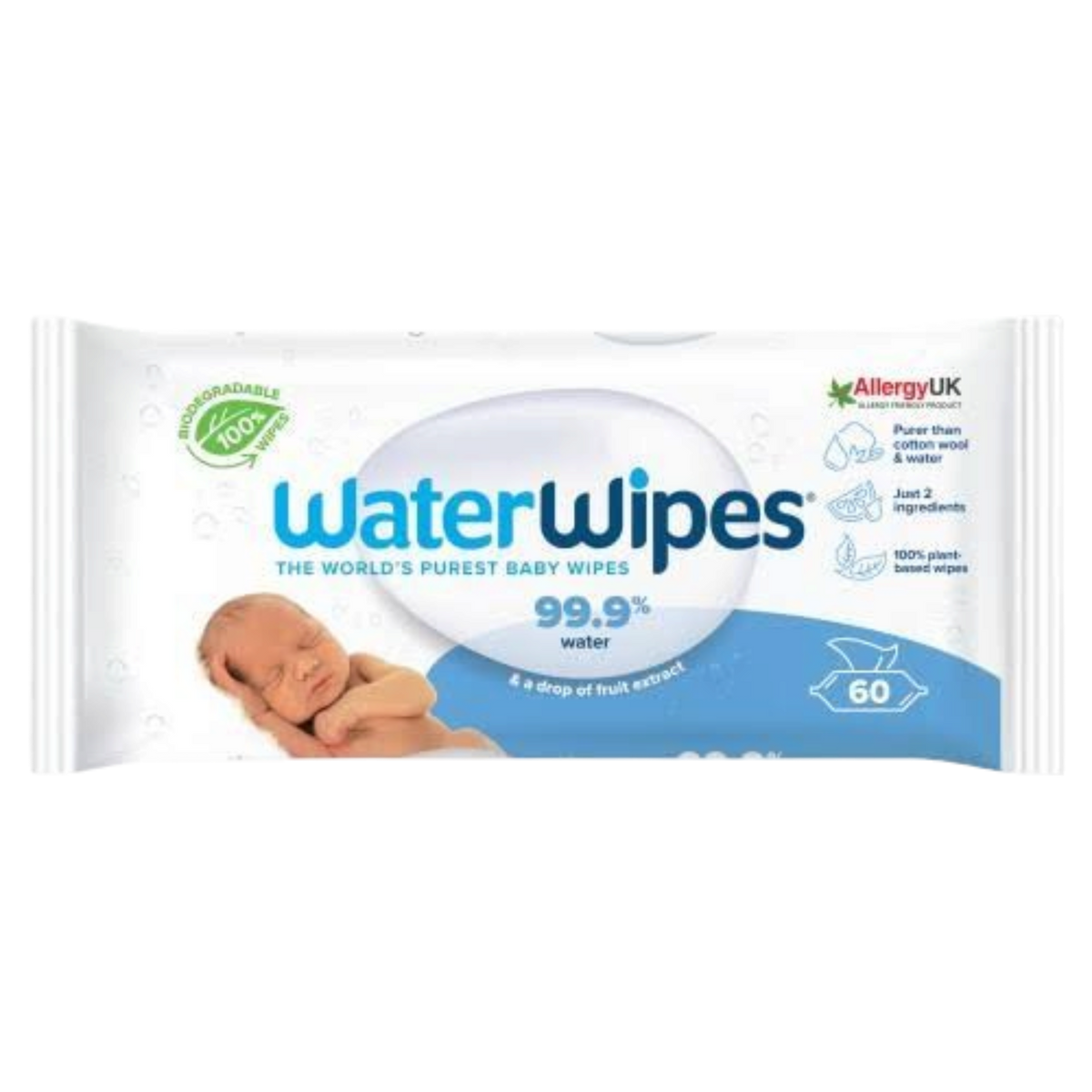 RetailSync:14493 Water Wipes x60