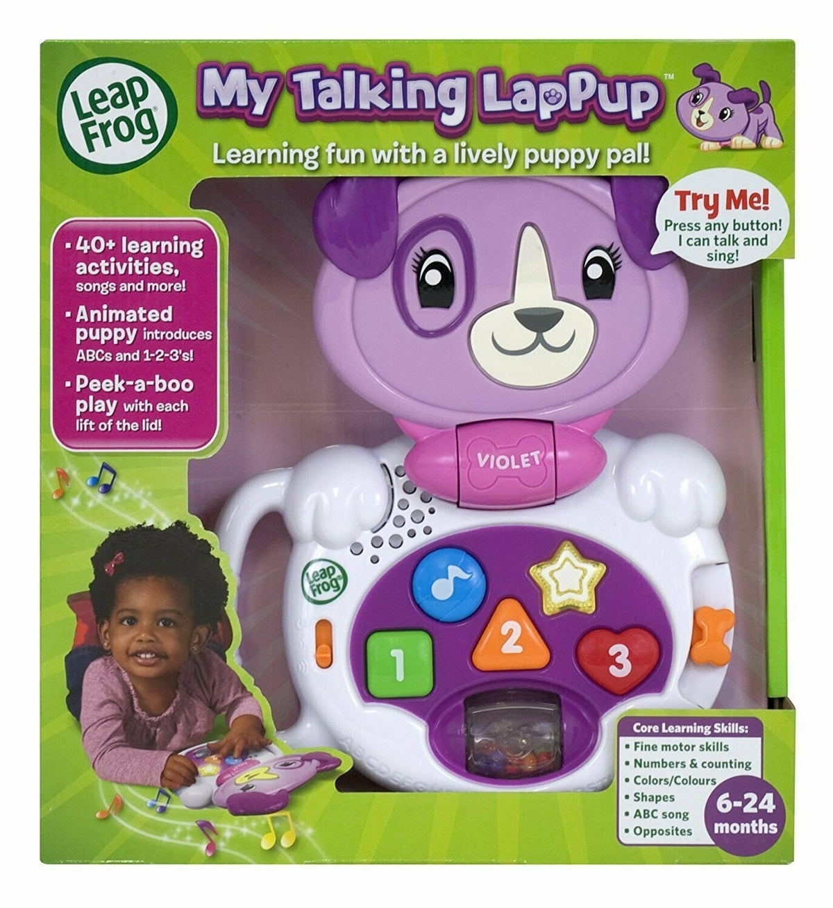 RetailSync:8487 Leap Frog My Talking LapPup Violet 6m+