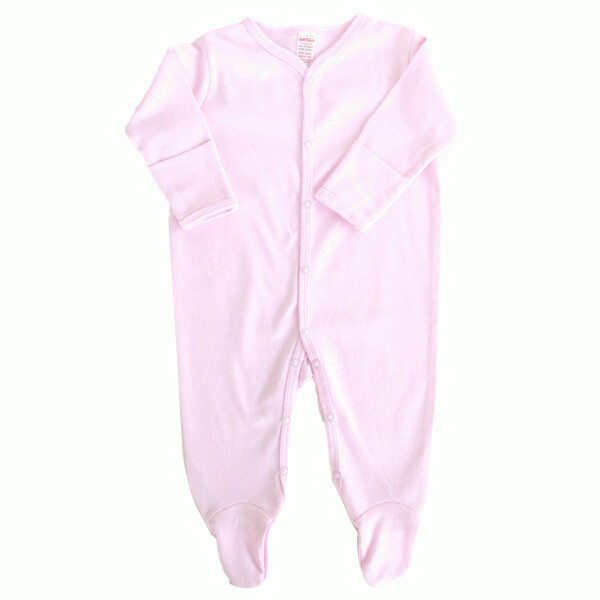 RetailSync:8701 Supersoft Sleepsuit W/Cuffed Mitten 3/6m