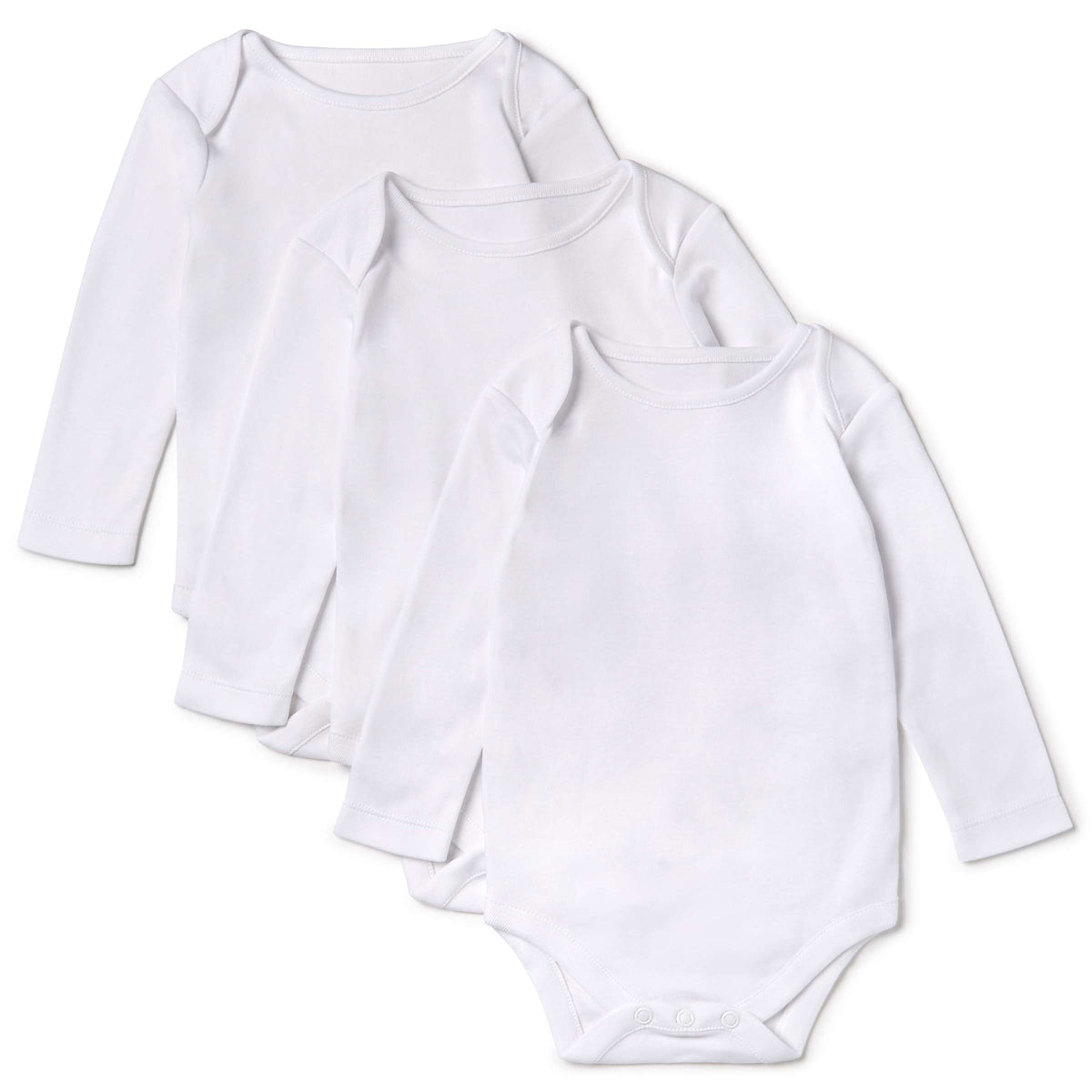 RetailSync:9059 Nursery Time Long Sleeve Bodysuits 3pk 3/6m