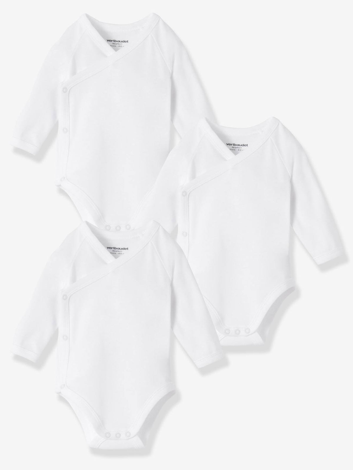 RetailSync:9065 Cute & Cuddly Long Sleeve Vests 3pk 18/24m