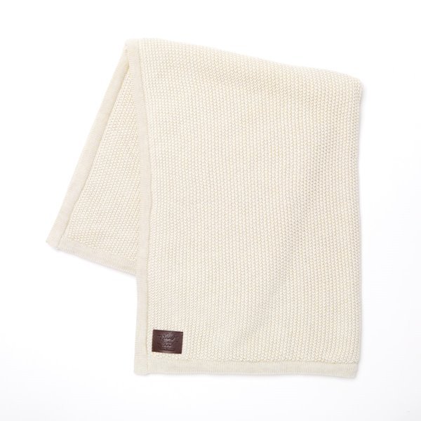 RetailSync:9112 The Little Green Sheep Organic Knitted Fleece Blanket