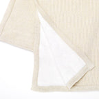 RetailSync:9114 The Little Green Sheep Organic Knitted Fleece Blanket