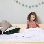 RetailSync:9121 The Little Green Sheep Organic Knitted Fleece Blanket