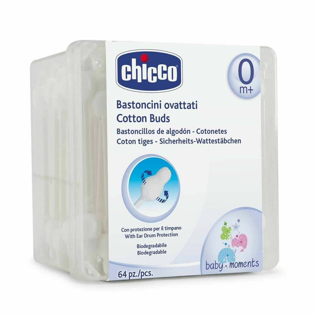 RetailSync:8567 Chicco Cotton Buds  - With Eardrum Protection (60pcs)