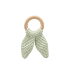 RetailSync:9349 BabyJem Knitted Wooden Teething Ring