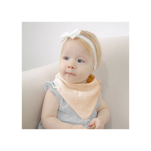 RetailSync:9376 BabyJem Muslin Bib w/Teether