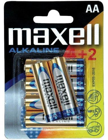 RetailSync:9887 Batteries Alkaline (AA) 4+2