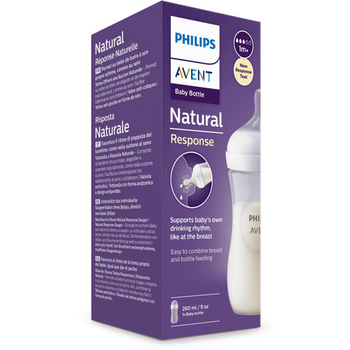 RetailSync:9899 Avent Bottle Natural Response 260ml 3/6m