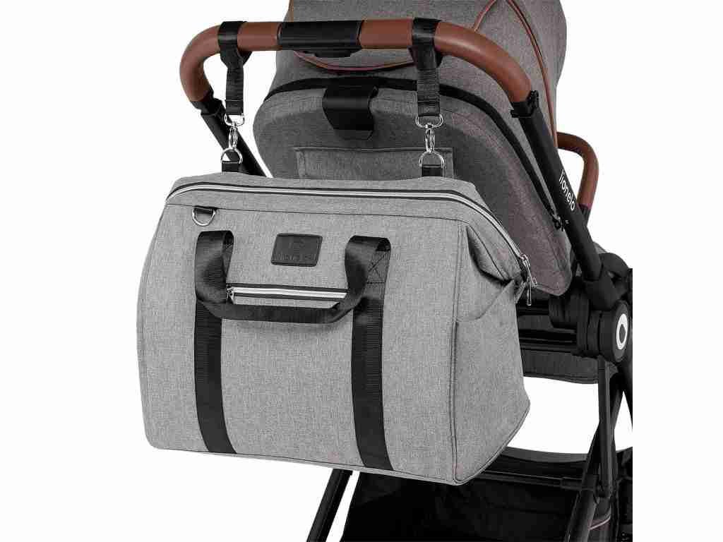 Borsa nursery ELECTA Dual Bag Chelsea grey 45 x 33 x 21 cm