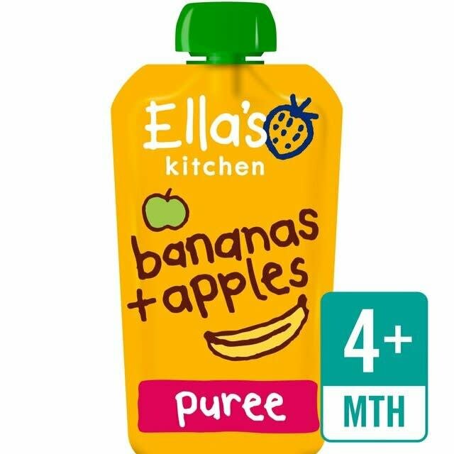 Ellas Kitchen Organic Apples & Banana Food Pouch 4m+ 120g