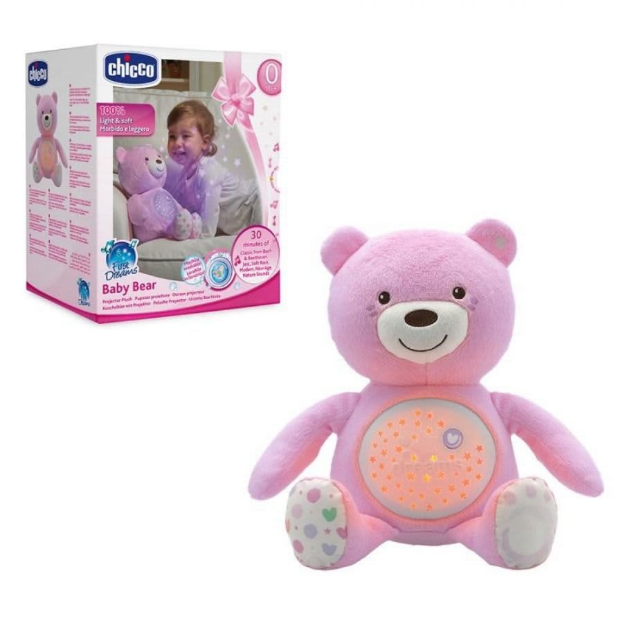 Chicco Bear Musical Night Light – Pink