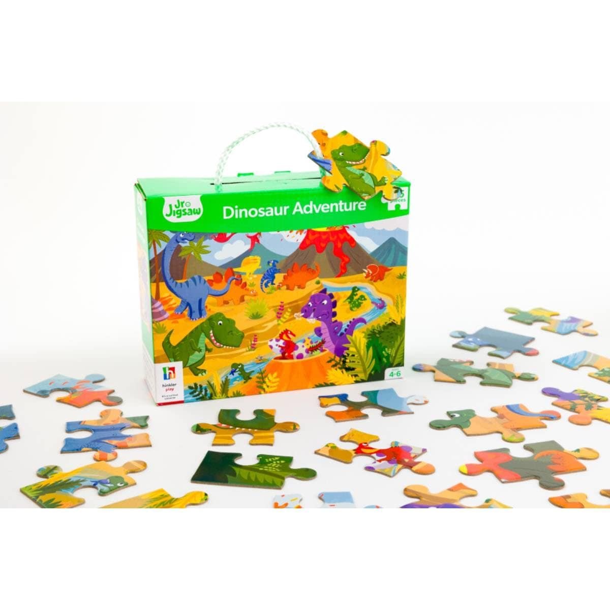 Jr Jigsaw Book : Dinosaur Adventure – 45 pieces