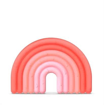 Suavinex Silicone Teether Pink Rainbow 0m+