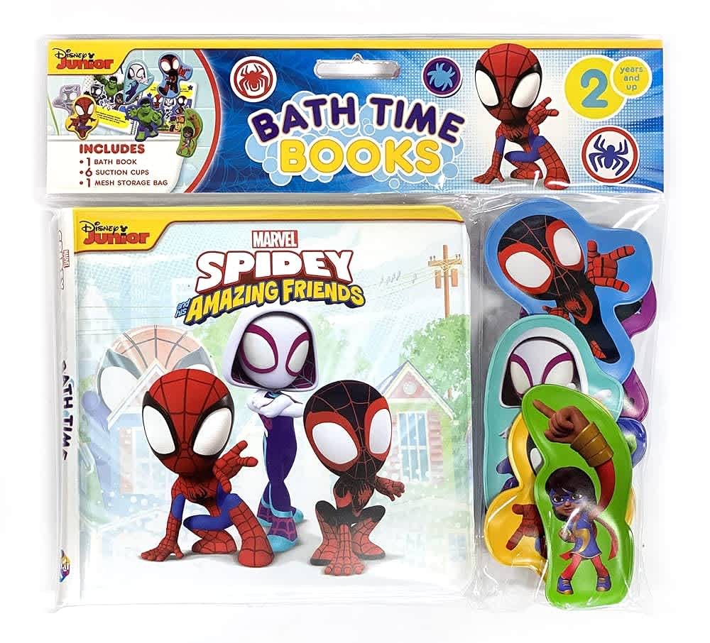Phidal Books : Bath Book : Marvel Spidey & His Friends