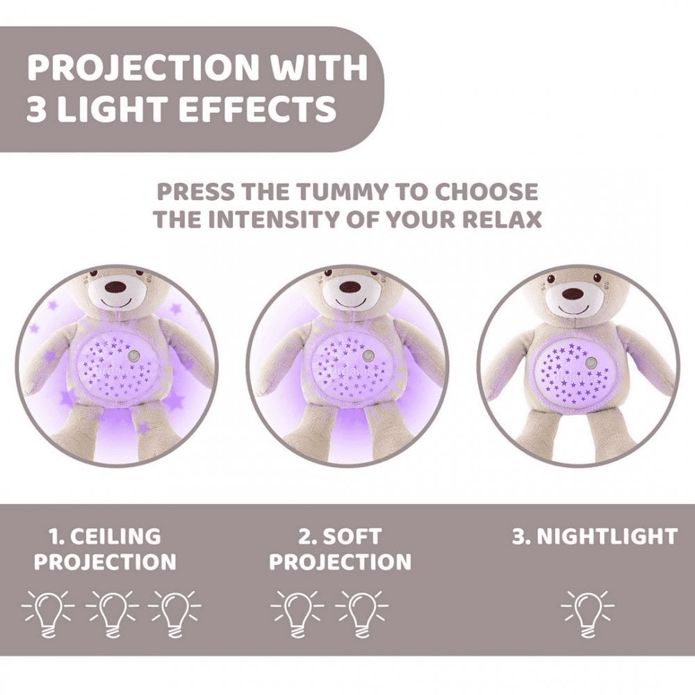 Chicco Bear Musical Night Light – Neutral
