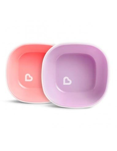 Munchkin Splash Bowls 2pk Pink/ Purple