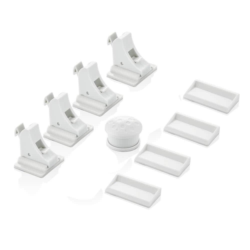 BabyJem Magnetic Cabinet Locks 4pc + 1 Lock