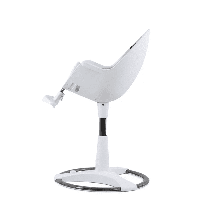 BabyStyle Egg Highchair – White w/ Black Cushion