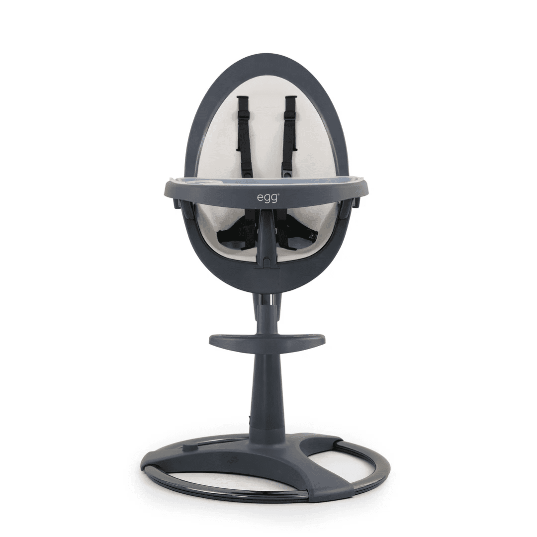 Babystyle Egg Highchair – Grey w/ Cream Cushion