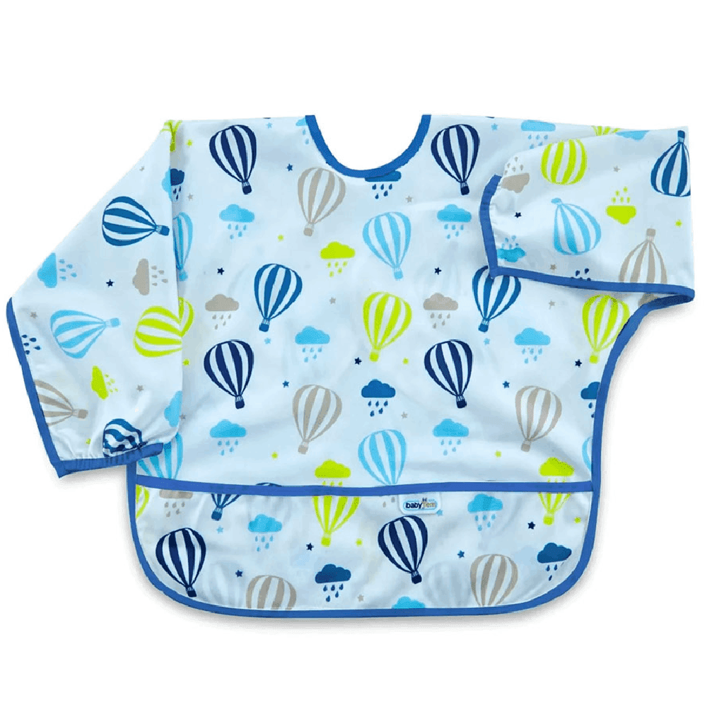 BabyJem Bib With Sleeves / Balloon Design