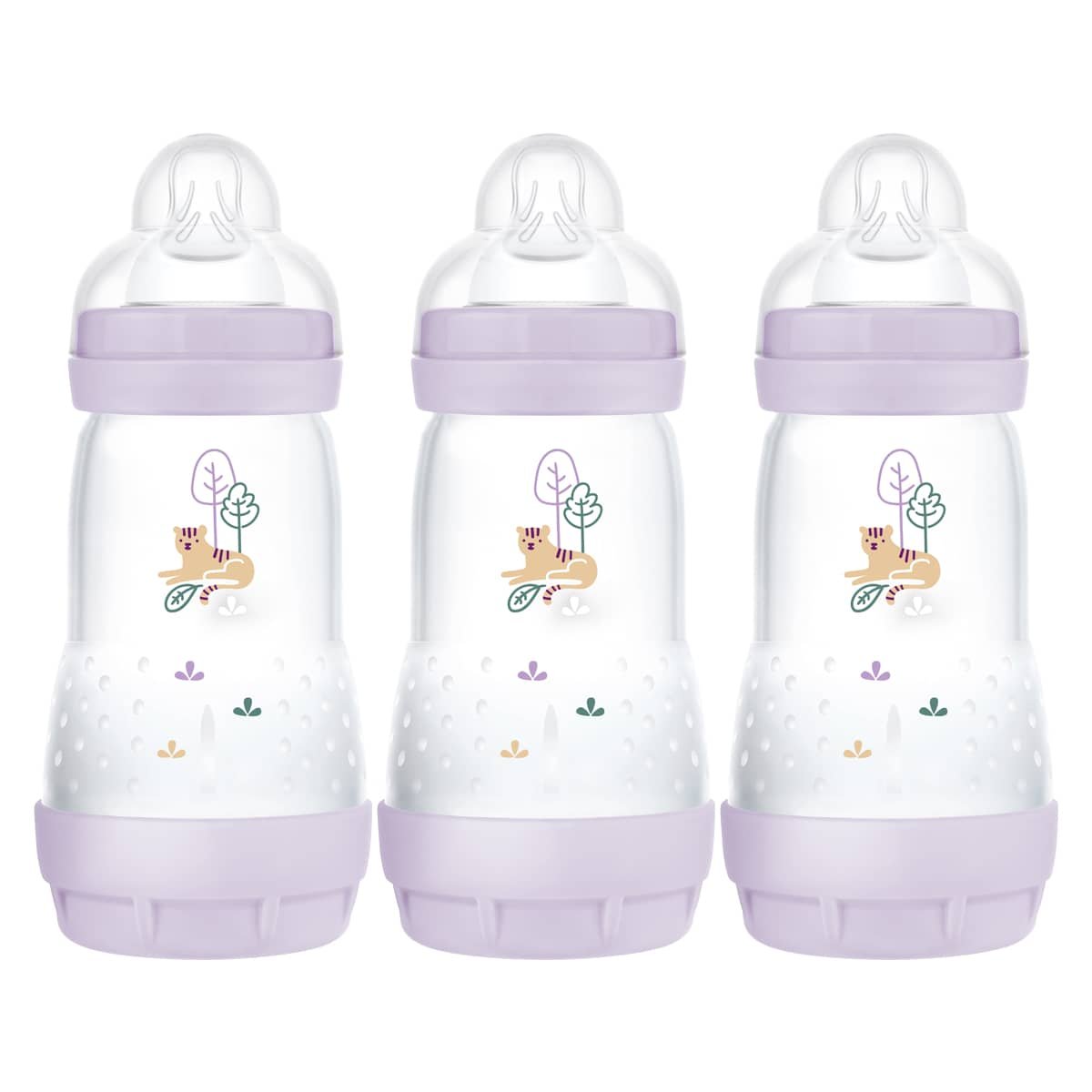 Mam Easy Start Anti Colic Bottle 260ml -3Pk Girl