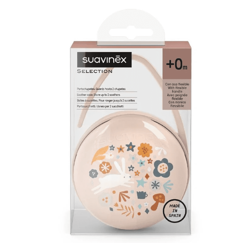 Suavinex Soother Holder Wonderland Light Pink