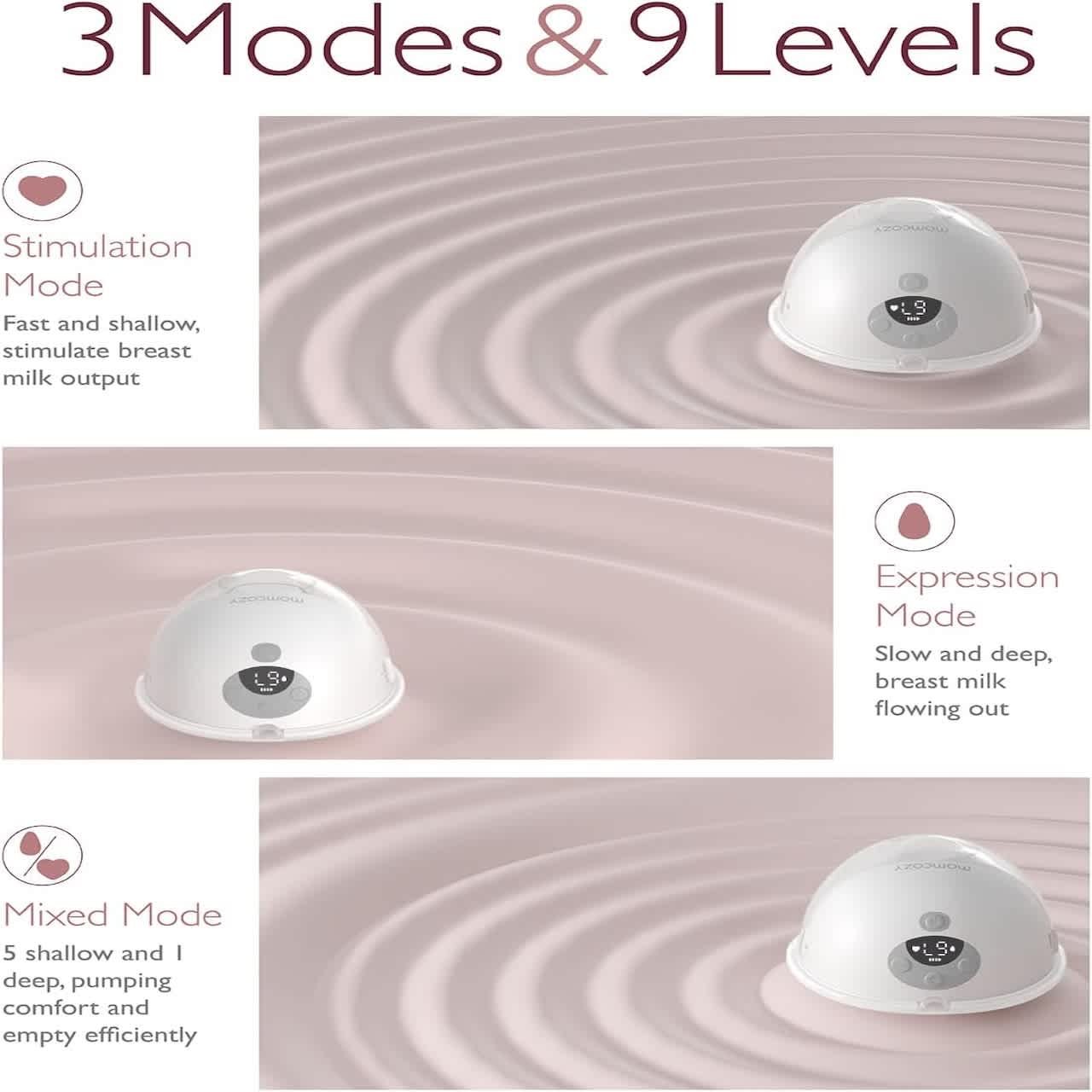 Momcosy Double M5 Wearable Electric Breast Pump