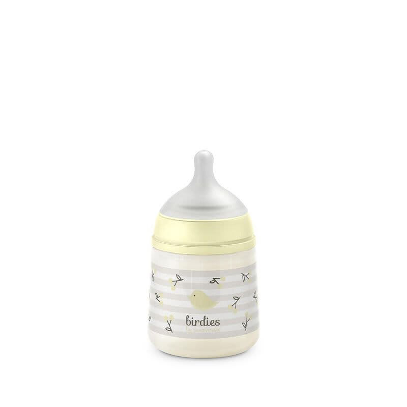 Suavinex Bottle 150ml Yellow Birdies 0m+
