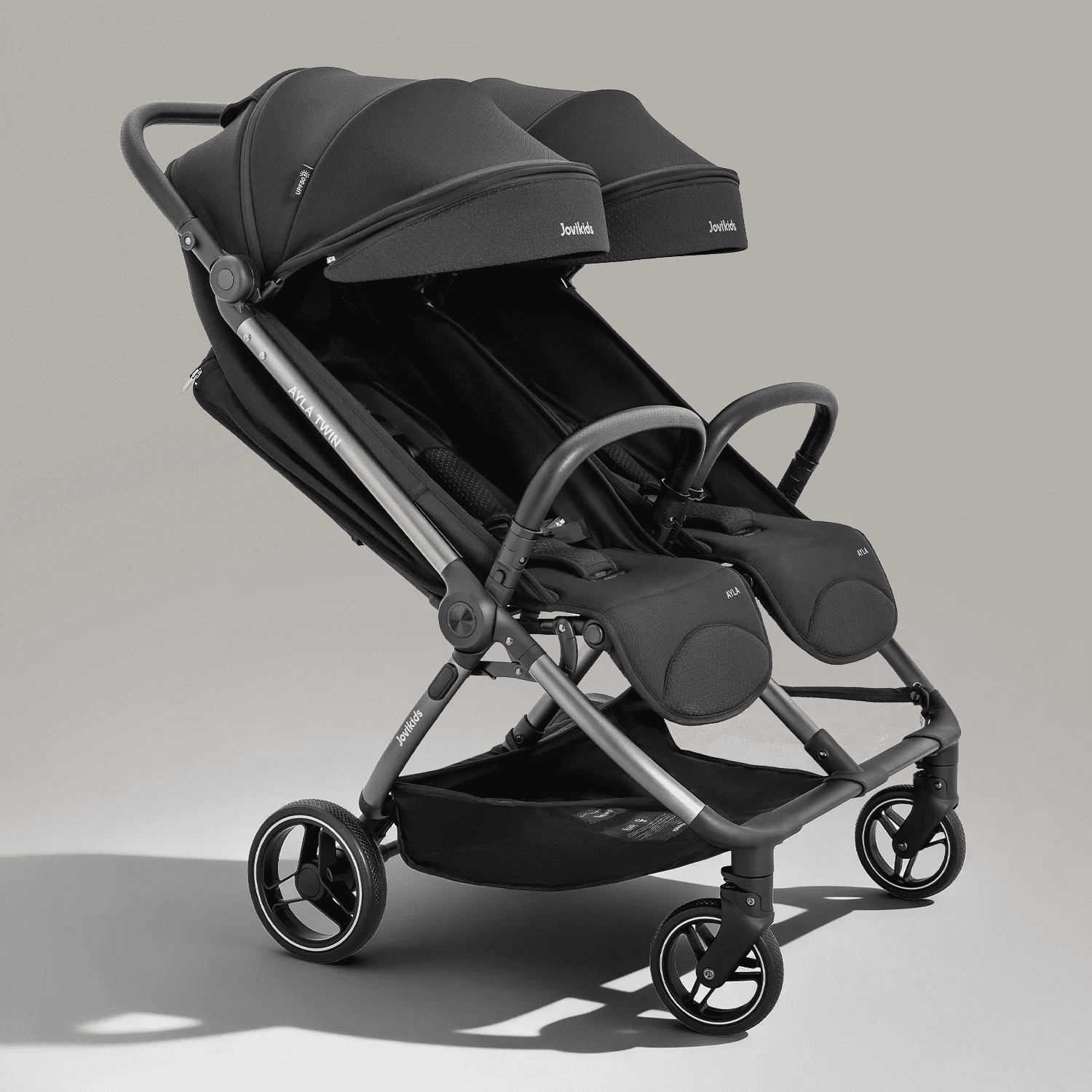 JoviKids Ayla TWIN Stroller – Urban Black