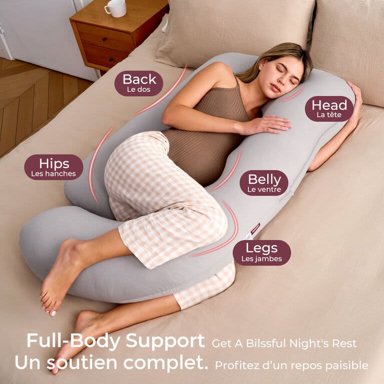 MomCozy G Shaped Pillow – Cooling