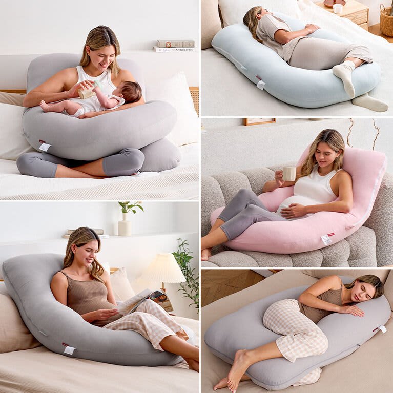 MomCozy G Shaped Pillow – Cooling