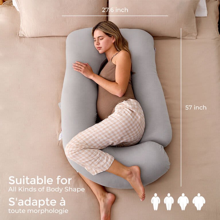 MomCozy G Shaped Pillow – Cooling