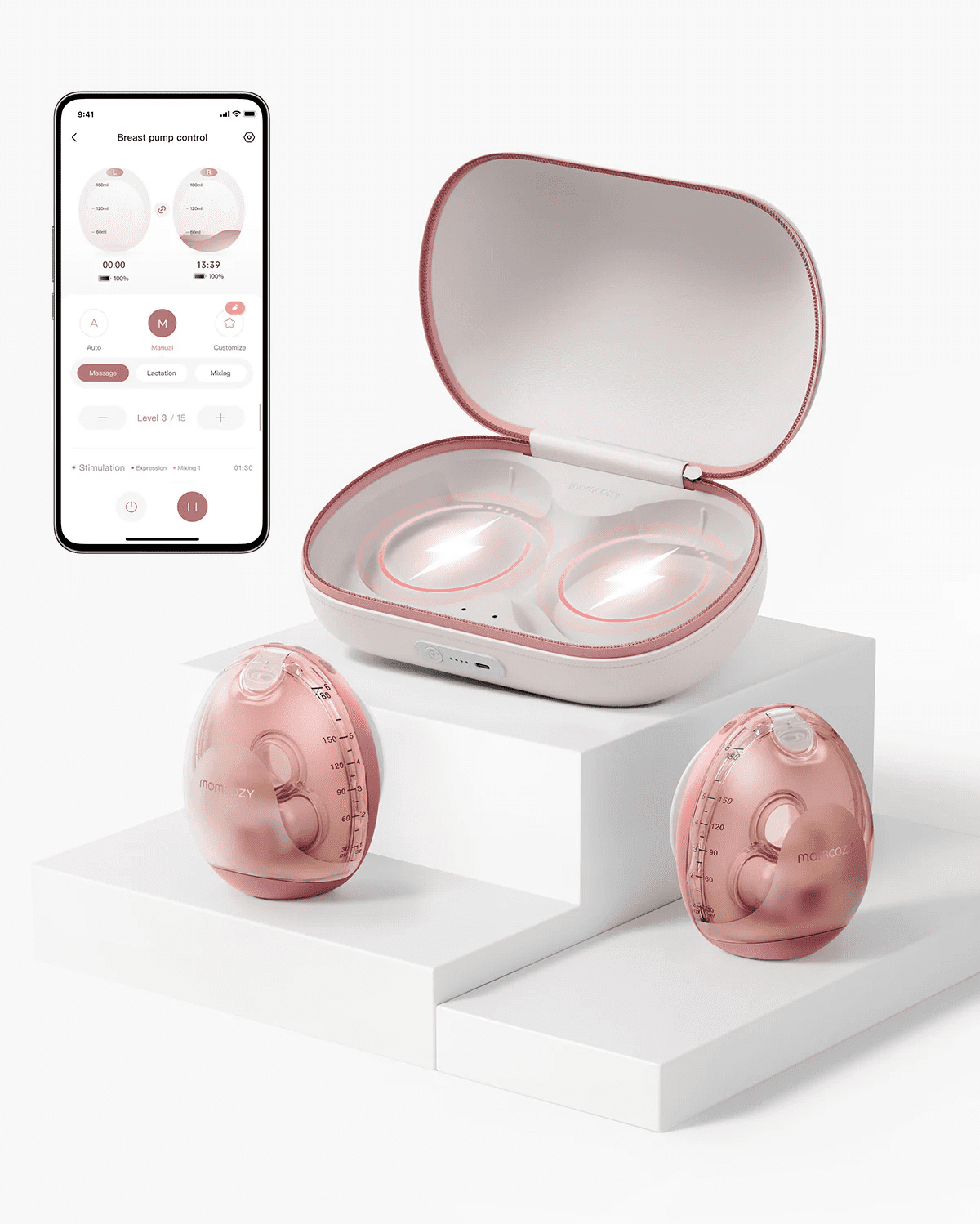 MomCozy Air 1 Ultra Slim Double Breast Pump