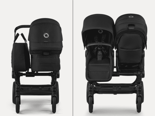 Bugaboo Donkey 6 -Double Stroller ( 2 Seat’s & 1 Bassinet) Desert Taupe / Desert Taupe / Black Base