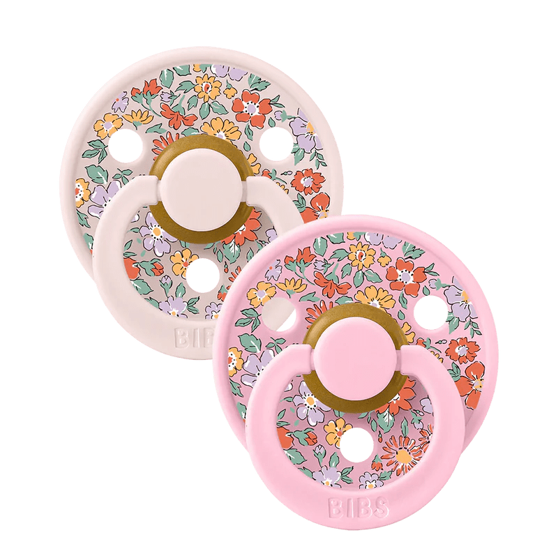 Bibs x Liberty 2 Pack Colour Oscar Meadow Latex Size 1 – Petal Mix