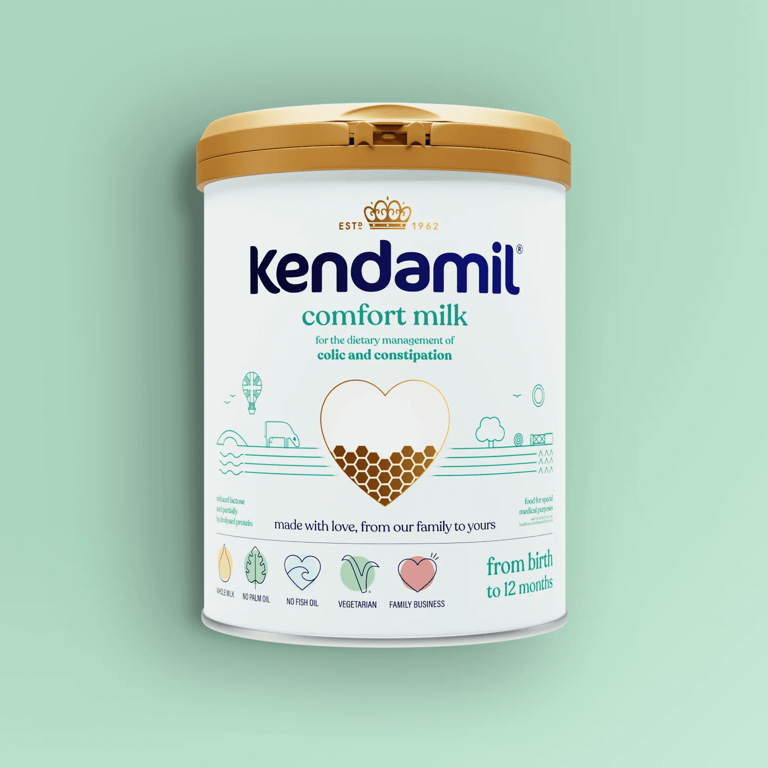 Kedamil Comfort Milk (0-12m) Formula Milk 800g