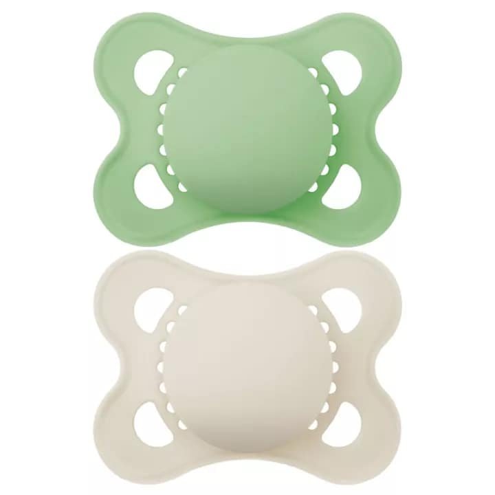 Mam Soother Original 2/6m – 2Pk Plain -Unisex