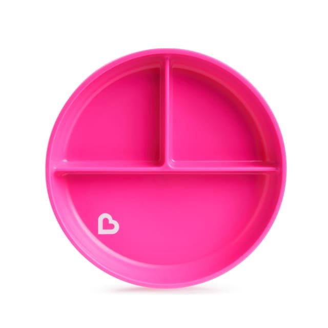 Munchkin Stay Put Suction Plate -Pink