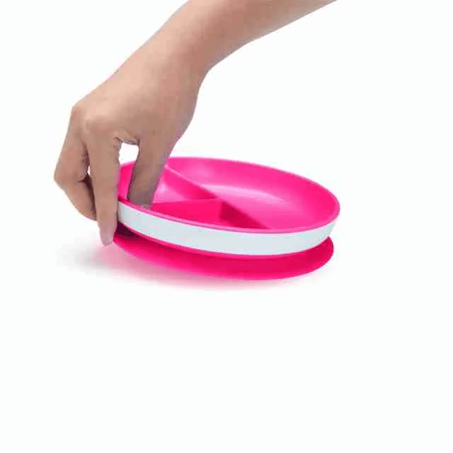 Munchkin Stay Put Suction Plate -Pink