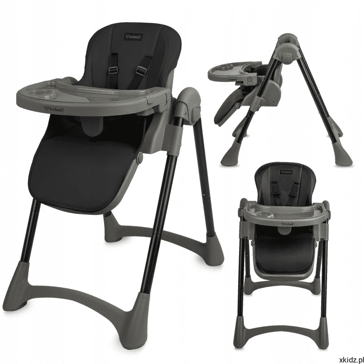 Kidwell Forto Highchair – Black / Grey