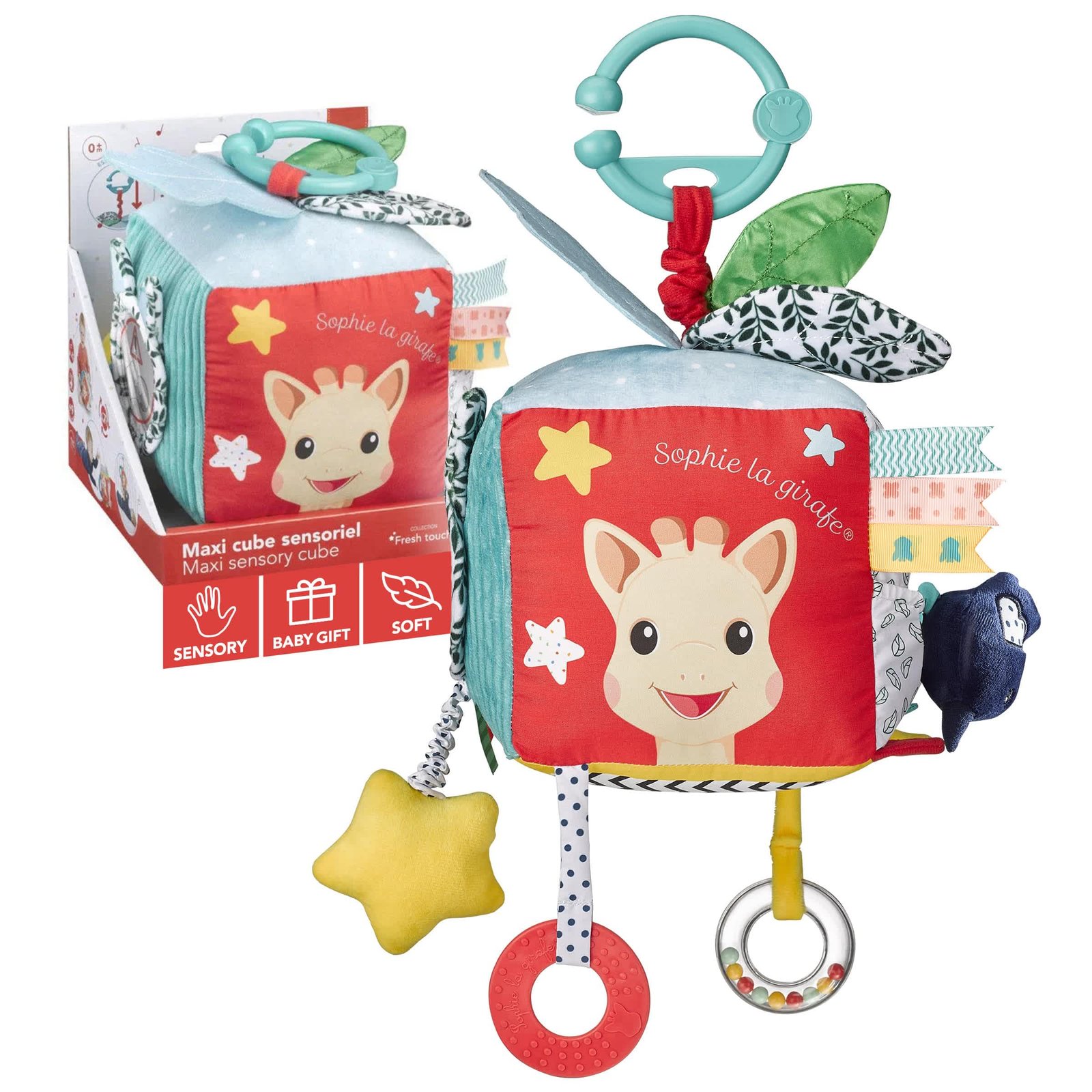 Sophie La Girafe – Fresh Touch Collection Maxi Sensory Cube 0M+