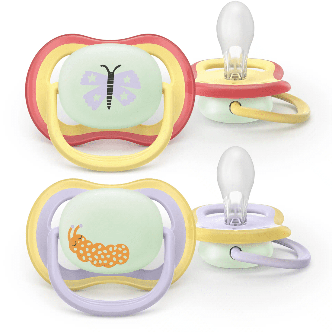 Avent Soother Ultra Air Night Time – Girl 0-6m