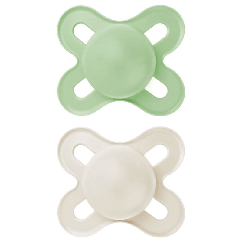 Mam Soother Original Start 0/2m – 2Pk – Plain- Unisex