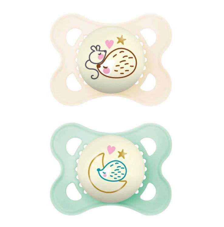 Mam Soother Original Night 2 – 6m -2Pk -unisex