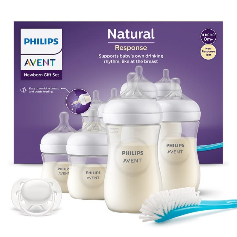 Avent NewBorn Gift Set – 2x 125ml – 2x 260ml – 1xSoother – 1xBrush
