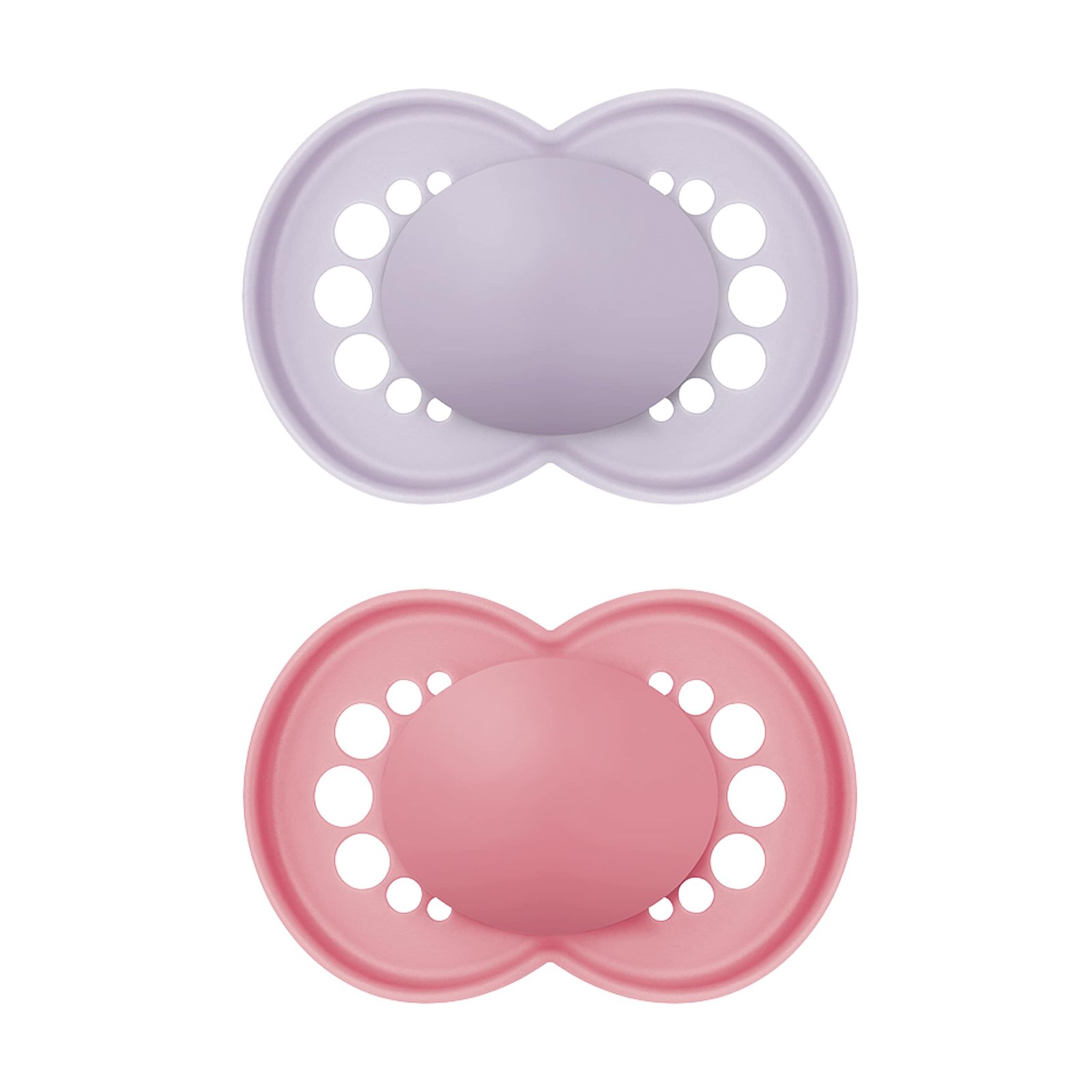Mam Soother Original 16m – 2Pk Plain -Girl